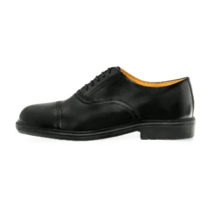 Zapato de Cuero Negro Suela de Goma